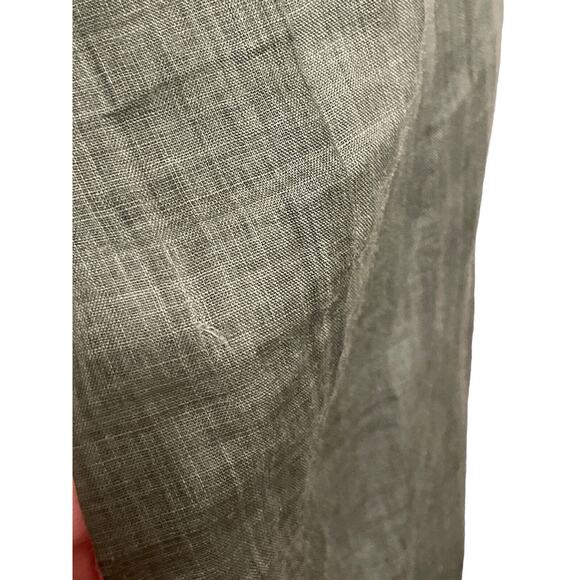 Babette SF Sheer Zip Up Jacket Women Size Small Olive‎ Green Woven Topper Boho - Picture 10 of 10